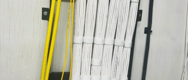 Organized enterprise network cabling installed for Dallas law firm office renovation
