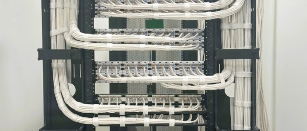 Clean enterprise network rack build completed for Dallas law office infrastructure project
