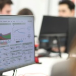 CRM integration phone system dashboard showing sales call data